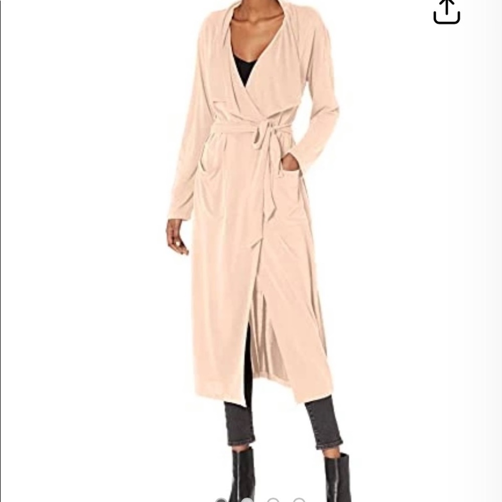 BCBCMAXAZRIA Pink Knit Robe Cardigan